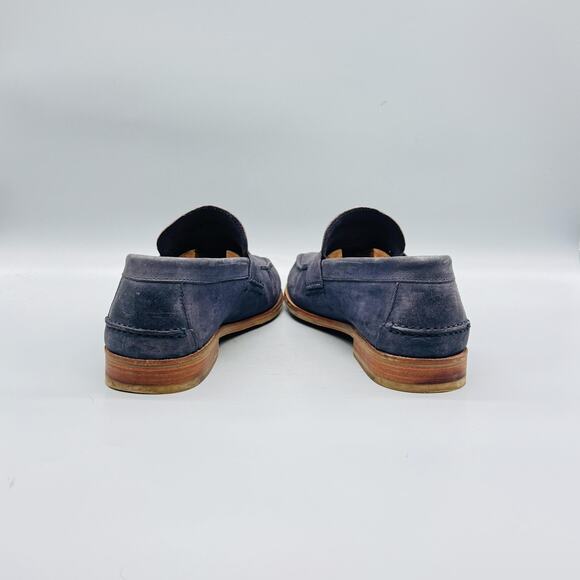 Sebago Shoes Mens 8 Blue Suede Conrad Penny Loafers Slip On Casual Comfort main image 6